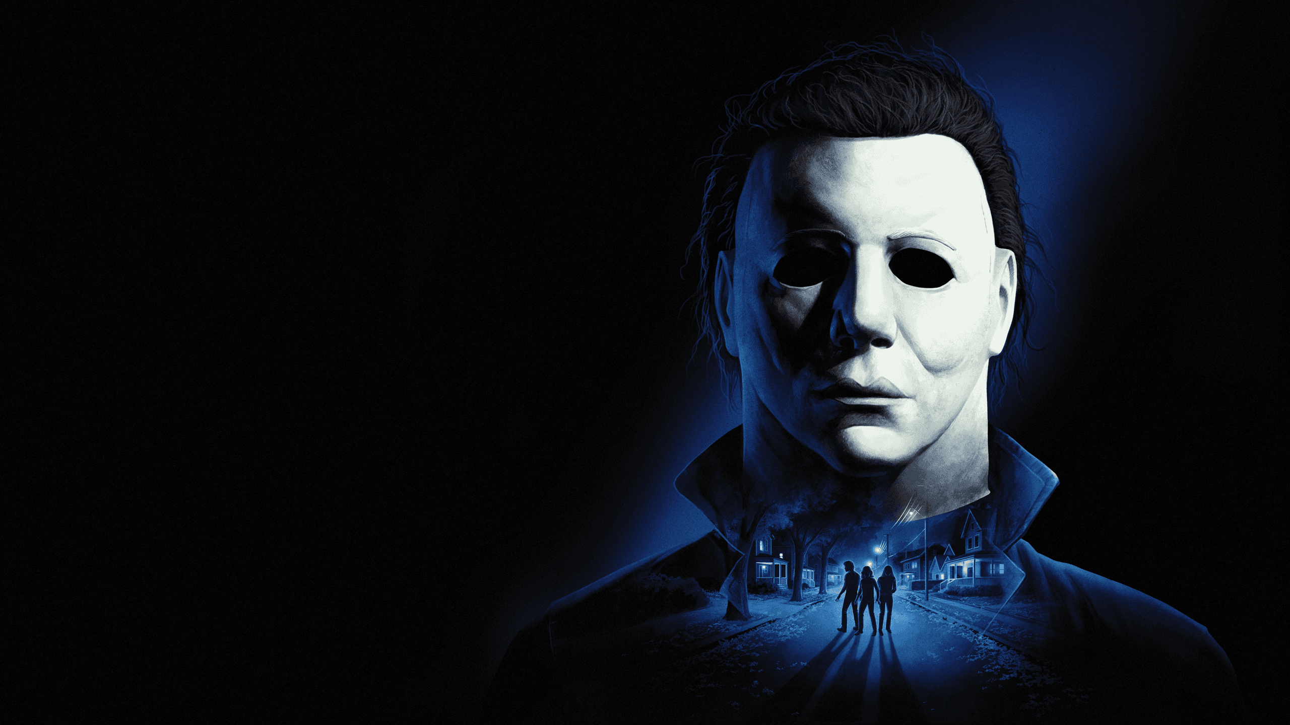 Michael Myers emerging from the darkness in Halloween: The Game